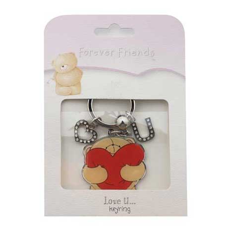 Love U Forever Friends Keyring